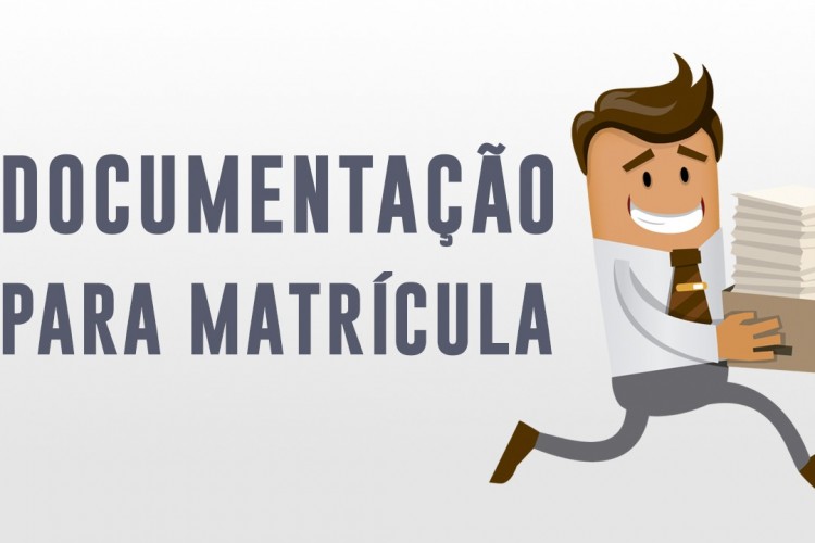 Documentos necessários à matrícula