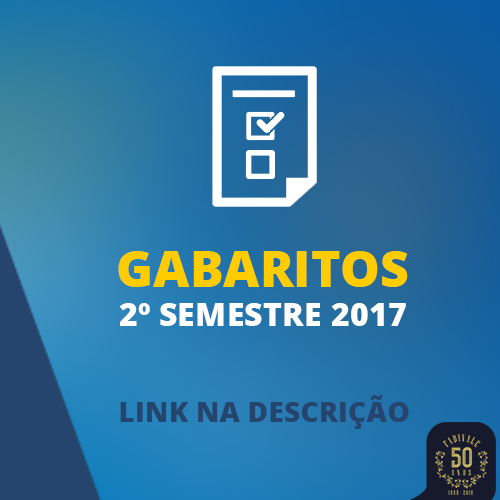 Gabaritos 2º Semestre 2017