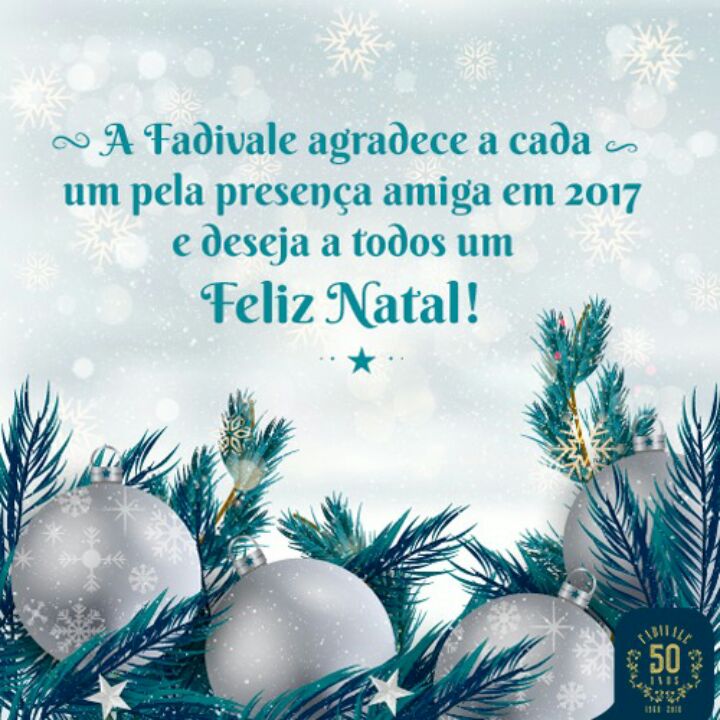A todos, o nosso FELIZ NATAL!
