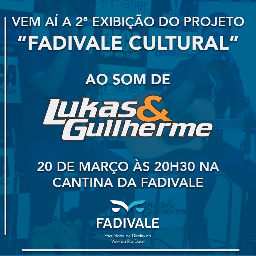 O “Fadivale Cultural” continua!