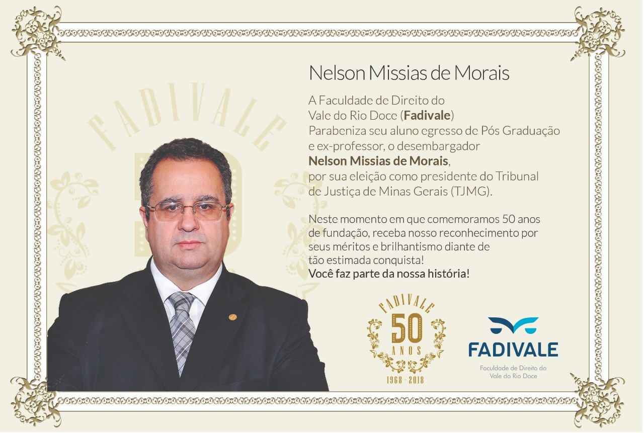 O presidente do TJMG também é “Família Fadivale”!