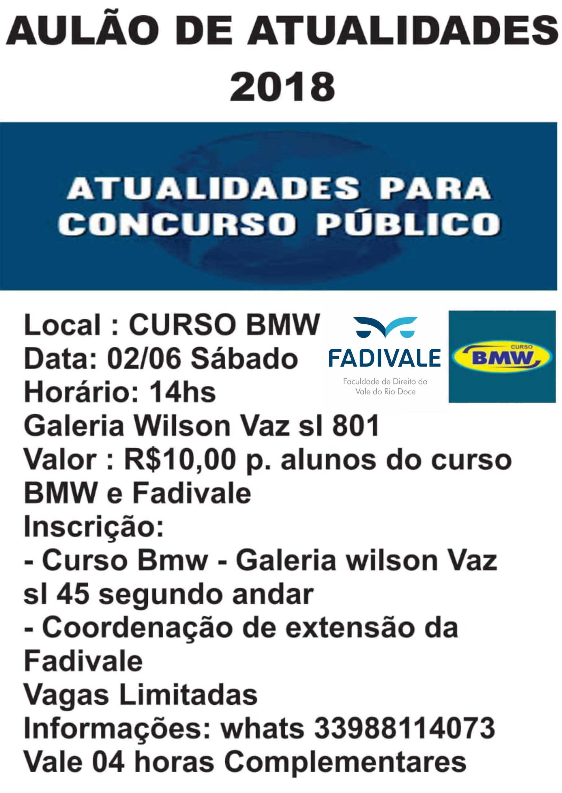 Atualidades para concurso público