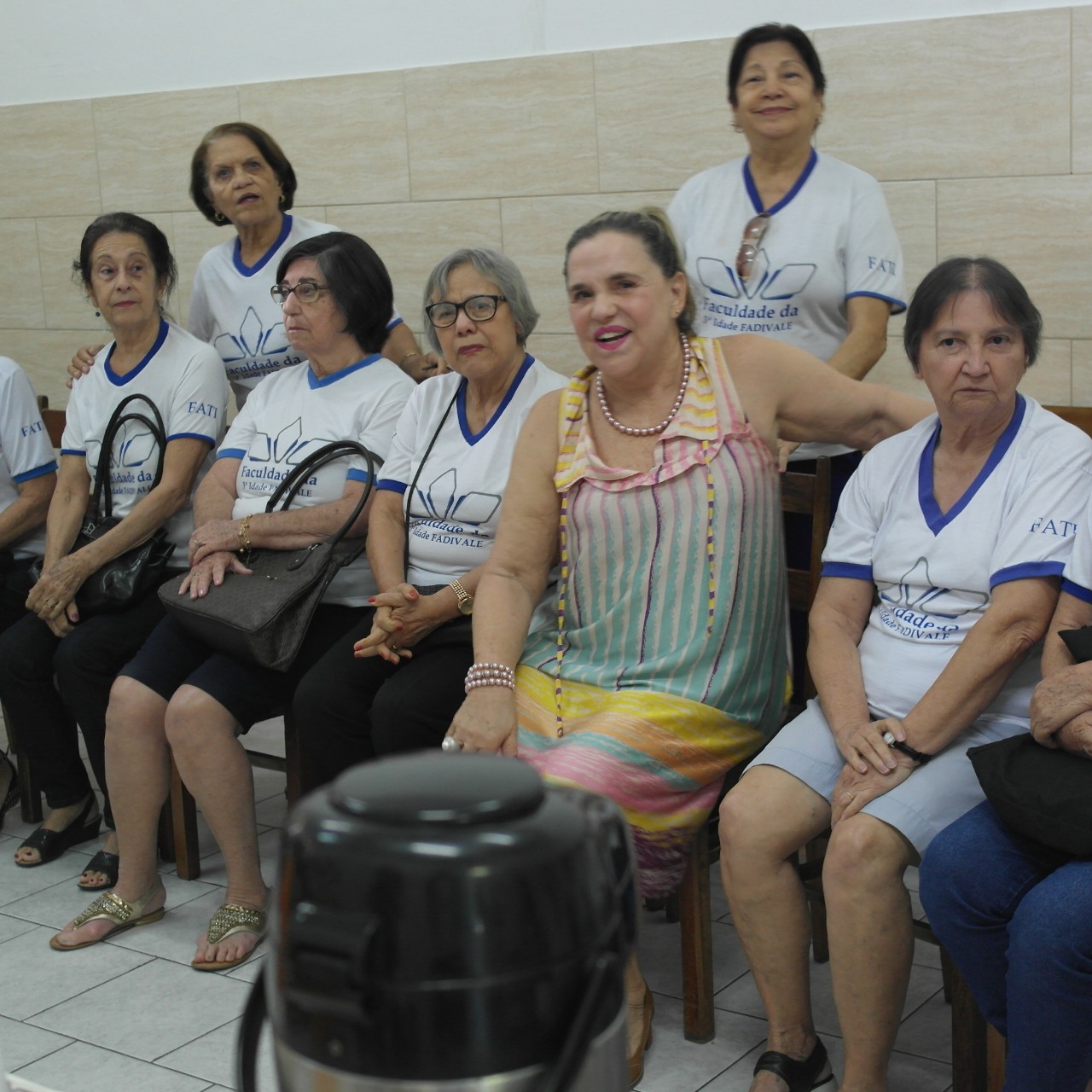 Projeto Afetividade em Cartas, da parceria, FATI (Faculdade da 3ª idade) da FADIVALE e alunos do 8º ano do Colégio Franciscano Imaculada Conceição