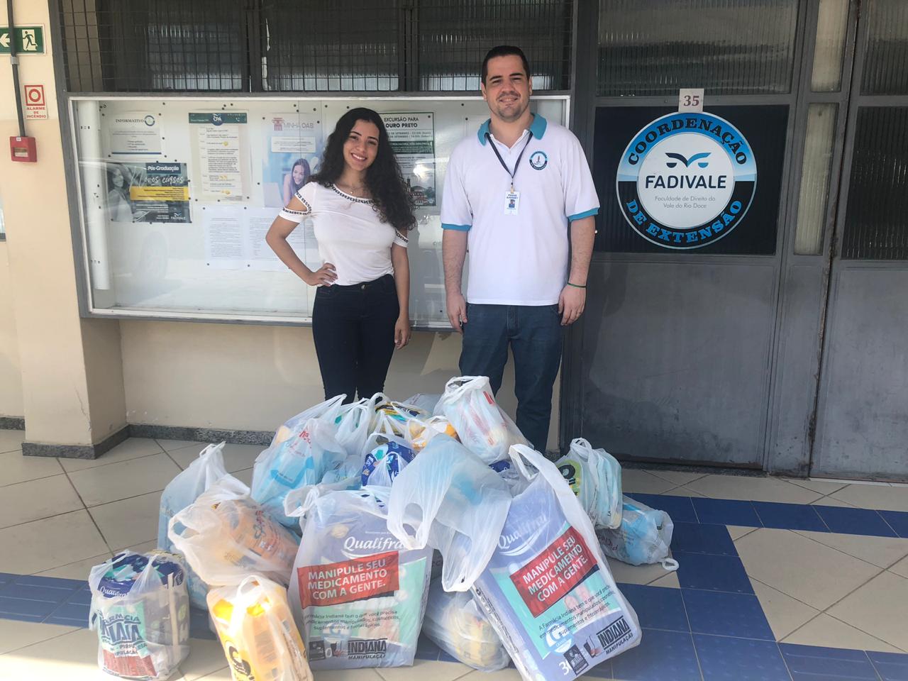 Alunos da FADIVALE aderem à Campanha de Doação de Fraldas Geriátricas em prol de Josiane Souza Marciel