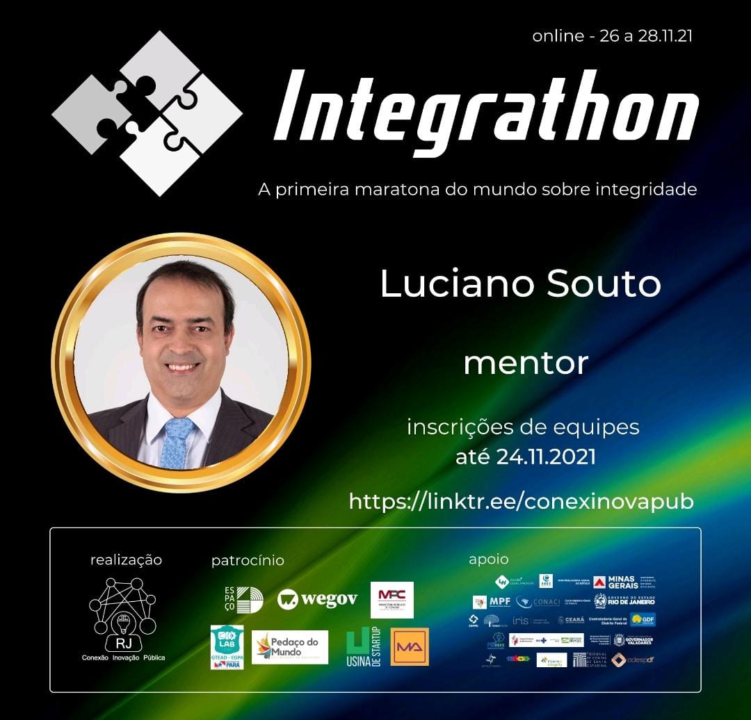 Professor da Fadivale é selecionado como mentor da 1ª Maratona de Inovação em Integridade do mundo