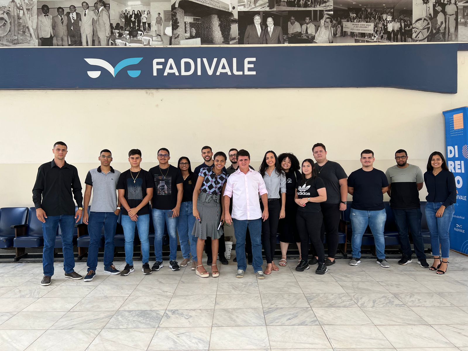 Alunos do 2º período da Fadivale fazem visita técnica no fórum e no Juizado Especial da comarca de Governador Valadares