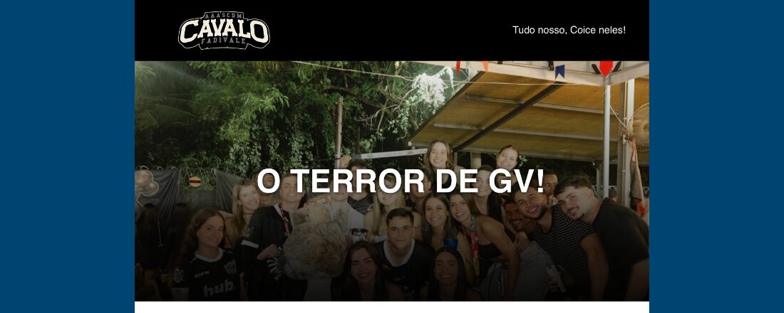 Atlética Cavalo lança site oficial com apoio da FADIVALE sendo pioneira nas atléticas da cidade